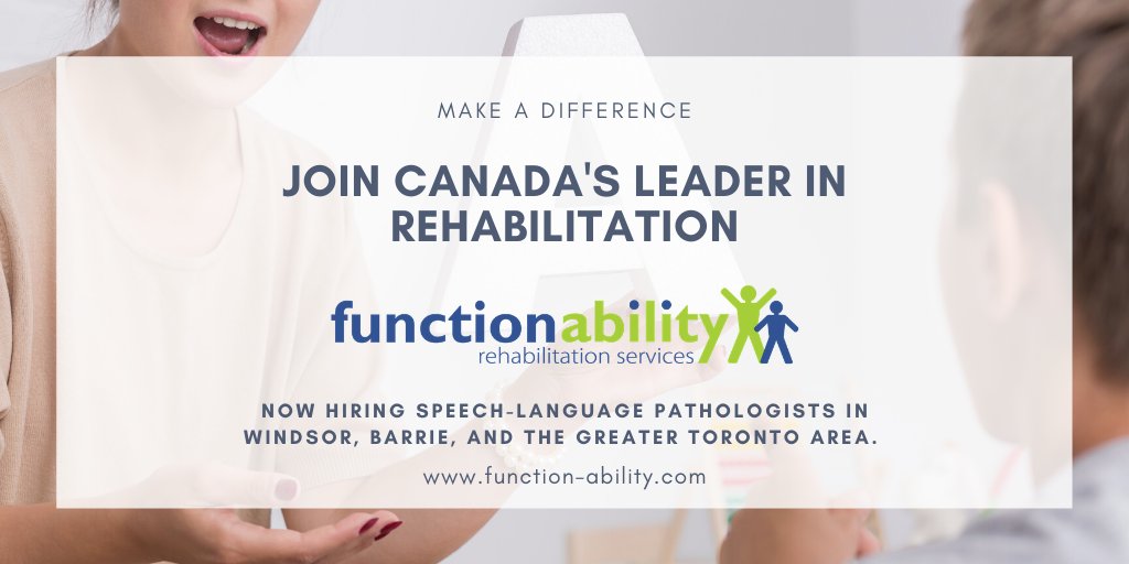 fa_rehab's tweet photo. Join our talented team of clinicians! We are currently hiring Speech-Language Pathologists in Windsor, Barrie, and the GTA. 

View all of our current openings on Indeed. 

https://t.co/4Carg0QLp2

#SLP #speechlanguagepathology https://t.co/lqhqaScTwK