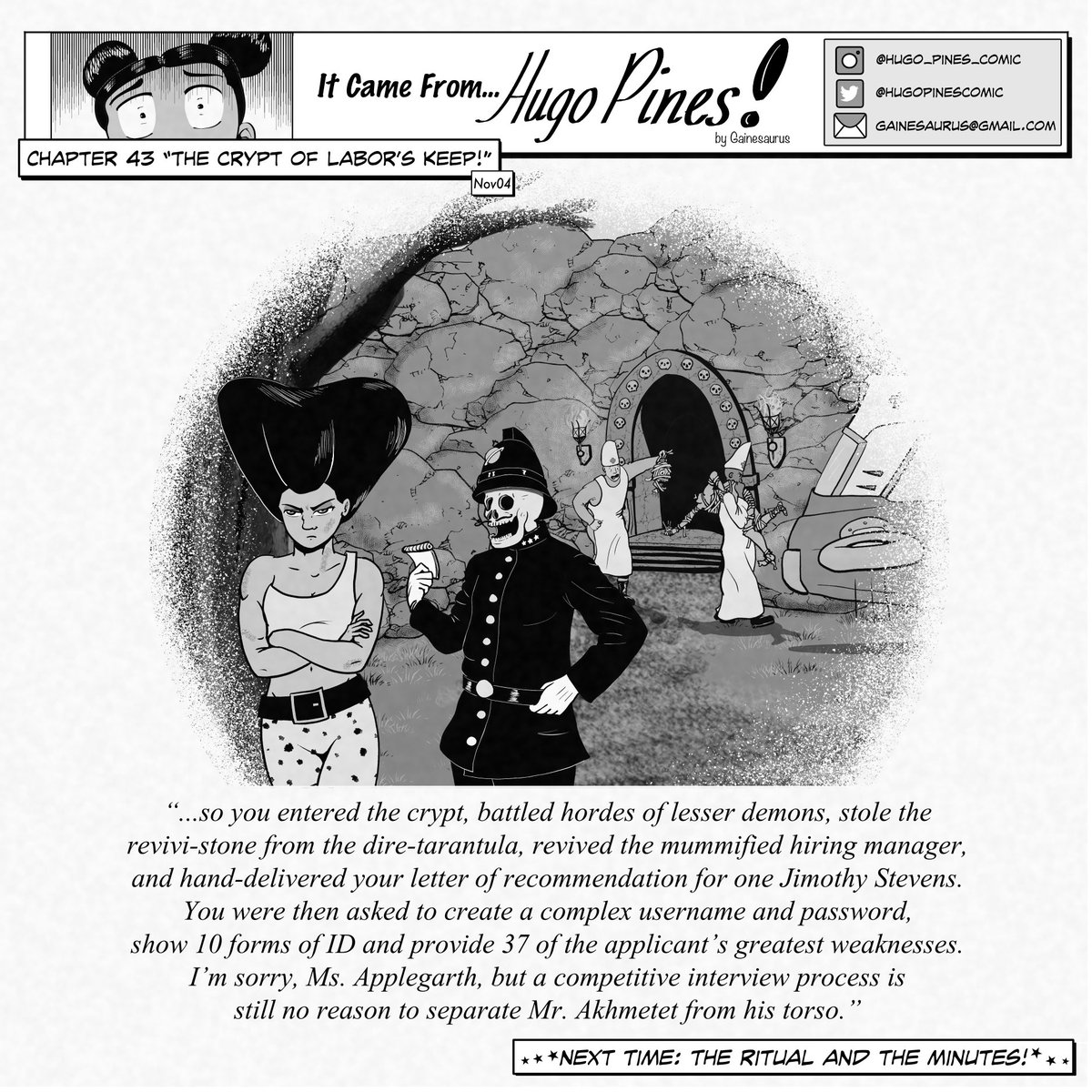 HugoPinesComic's tweet photo. Chapter 43 “The Crypt of Labor’s Keep! https://t.co/j8xu78FPQX
