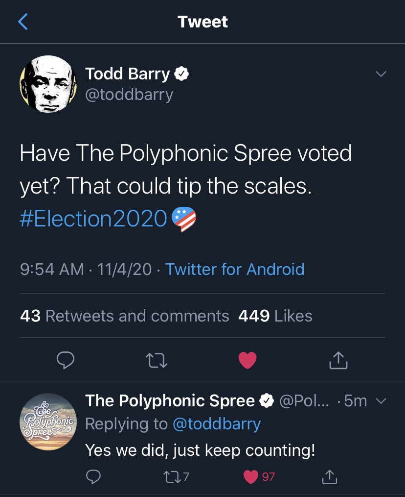 heatherholty's tweet photo. Best thing I’ve seen today. Thank you. @toddbarry @PolySpree https://t.co/ax2Bpo5TBz