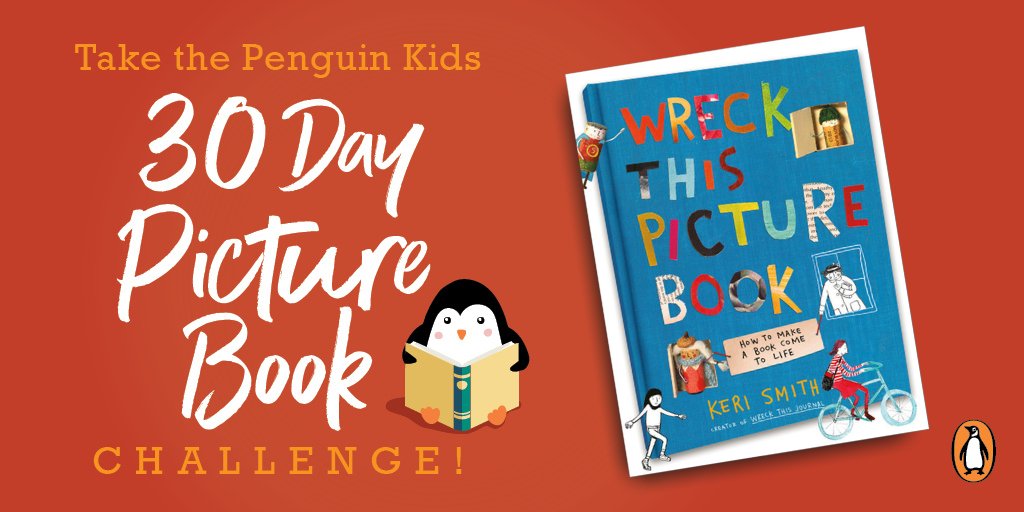 Day of 4 of Our 30 Day Picture Book Challenge! Today's challenge: Read an interactive picture book.Our pick: WRECK THIS PICTURE BOOK by Keri Smith!More here:  https://bit.ly/2TwQFC3 