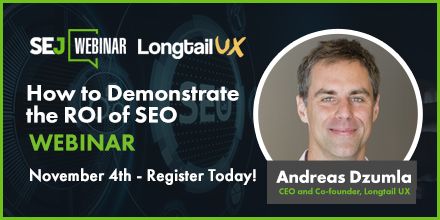 In 15 minutes, Andreas Dzumla, Founder at <a href="/LongtailUX/">Longtail UX</a> and former Googler, will share how you can communicate the value of SEO and demonstrate its ROI.

Register now : bit.ly/35ej9pv

#seo