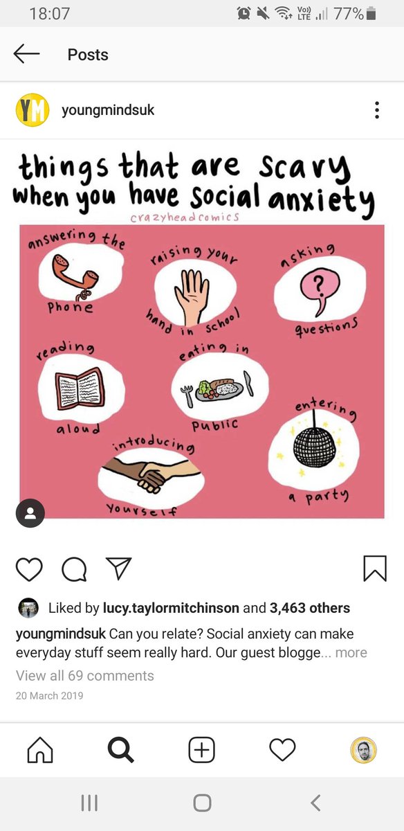 Instagram is full of awesome mental health contributors, so we have reached out to them to promote their work on our channel. Win/win.