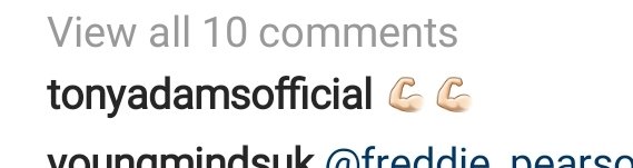 Actually, one more thing. Arsenal legend Tony Adams does this on 90% of our posts and it makes me smile every time. 