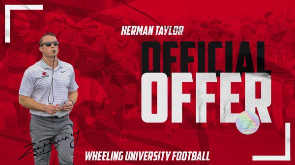 HermanT73_'s tweet photo. Blessed to receive an offer from Wheeling University @Coach_JEmerich @CoachDomClegg https://t.co/jFOhlp5ud5
