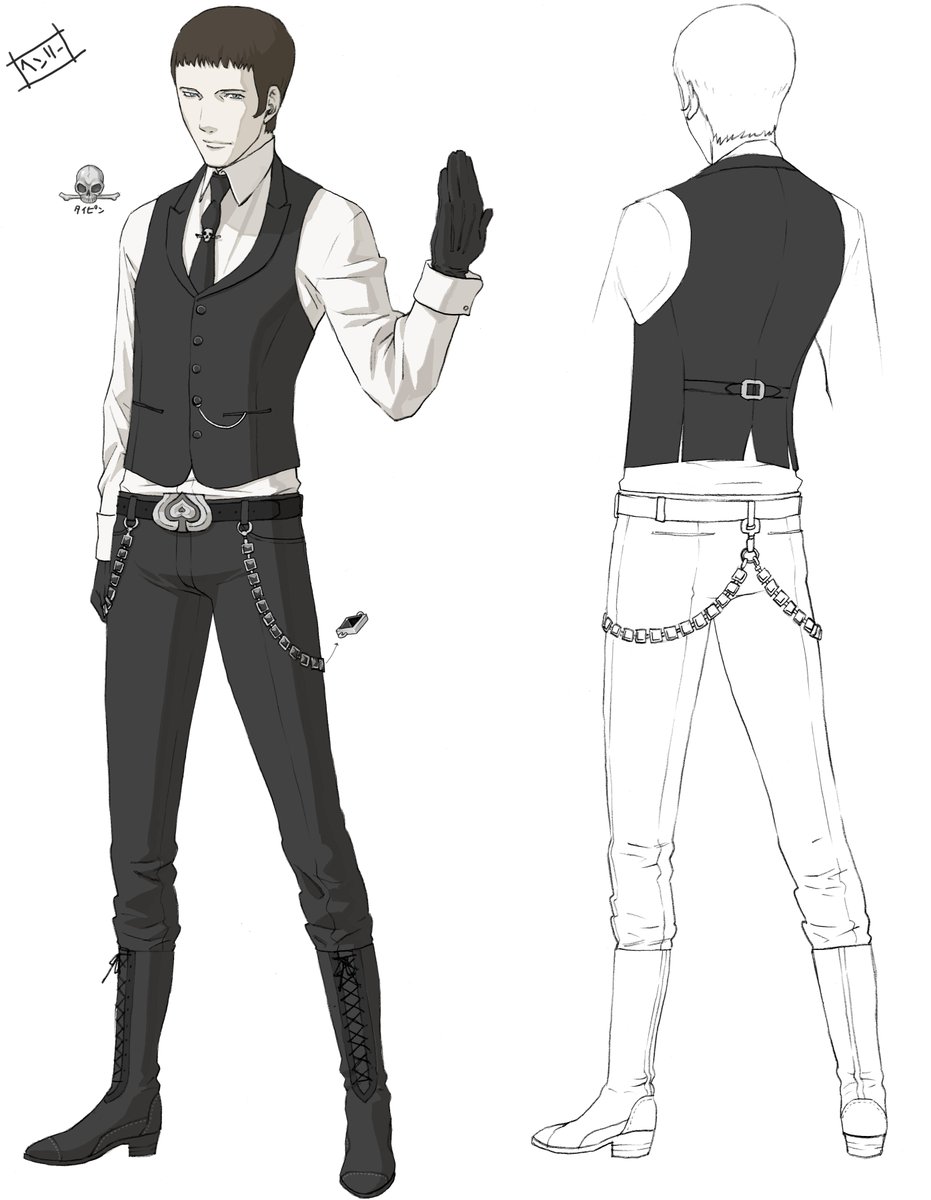 Mister Sir Henry Motherfucker, part 2.By the way, the Henry earlier in this thread is fanart by  @doubleleaf. I'm so sorry!  I didn't know it was fanart at all, and it's really really good! I can't delete the tweet now because it would fuck up the thread.  #NoMoreHeroes