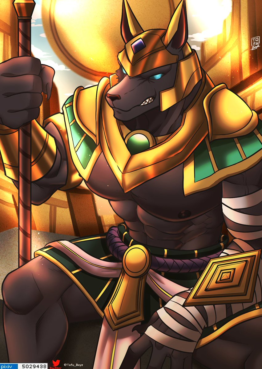 FanArt League of Legend - Nasus the Curator of the Sands. 