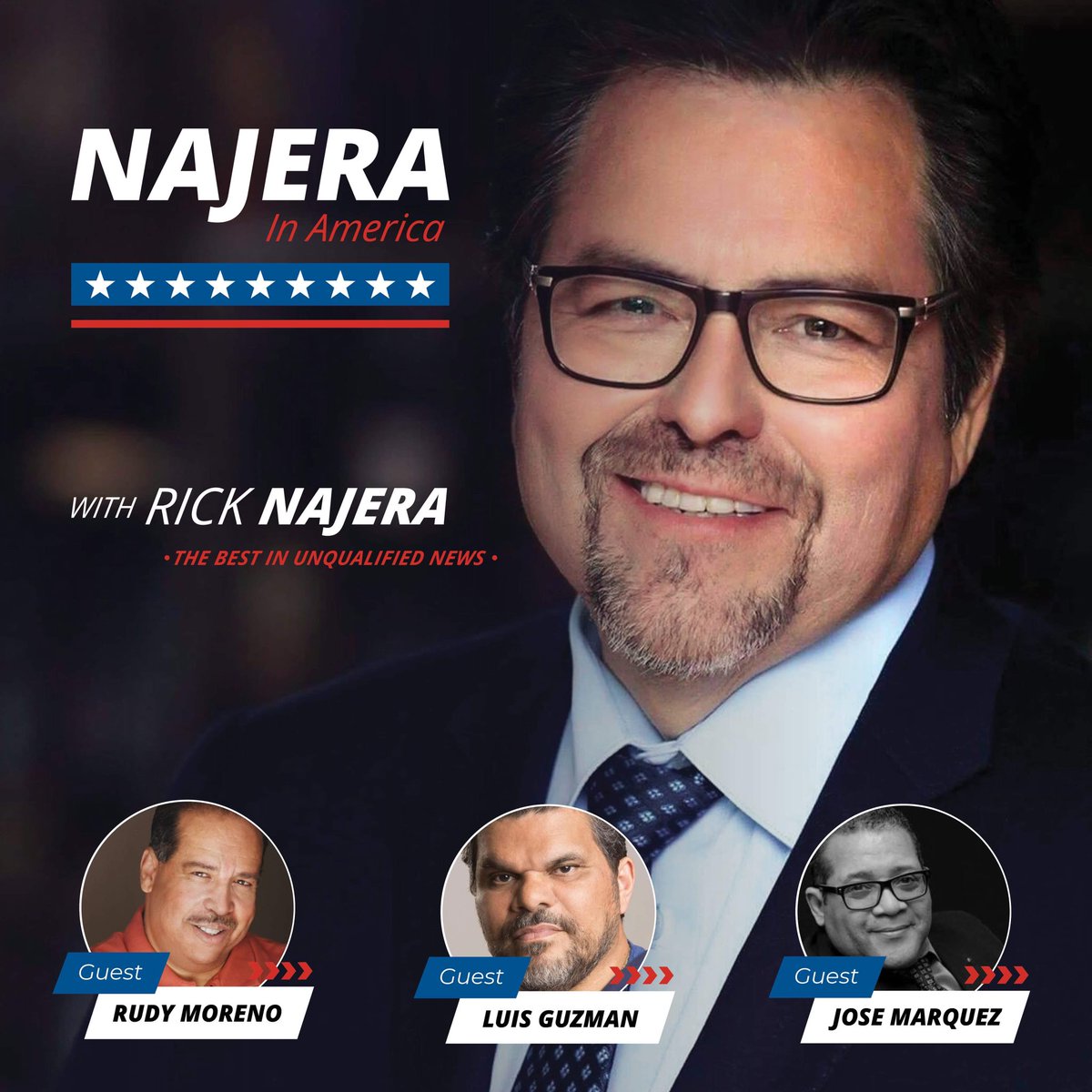 NajeraInAmerica's tweet photo. Need a change of pace &amp; want something to laugh about, check out this weeks #NajeraInAmerica Podcast (Link In Bio), Legendary actor #LuisGuzman The Godfather of Comedy, #RudyMoreno joins host #RickNajera Creator and host of the #georgialatinofilmfestival, #JoseMarquez https://t.co/PuZaWhOCmO