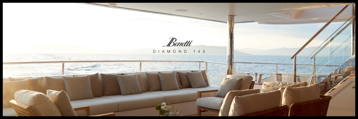 BenettiYachts's tweet photo. The ideal encounter between tradition and innovation, a yacht that embodies the concept of timeless elegance.
Step aboard the Diamond 145 to enjoy its eye catching appearance. 
https://t.co/1hS9FABgDT

#Benettiyachts #Diamond145 #Class #timeless #thebenettiway https://t.co/pICrkIVAfH
