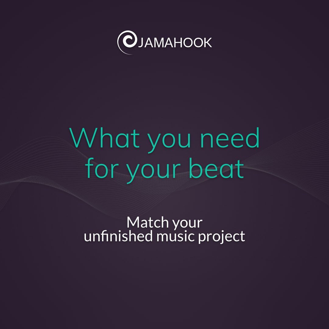 Jamahook's tweet photo. #Match your unfinished music project with the #Jamahook VST Plugin. Go to our homepage and start your free trial! #SoundFindsSound #producer https://t.co/DronE4o3Wi