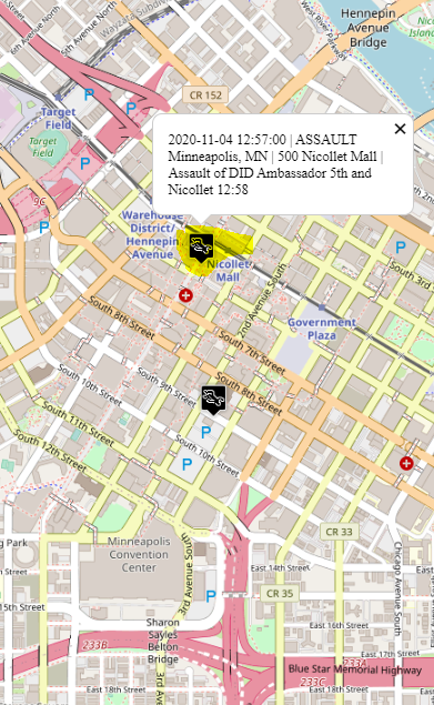 CrimeWatchMpls's tweet image. Assault of DID Ambassador
5th and Nicollet
#DowntownMpls 
12:58