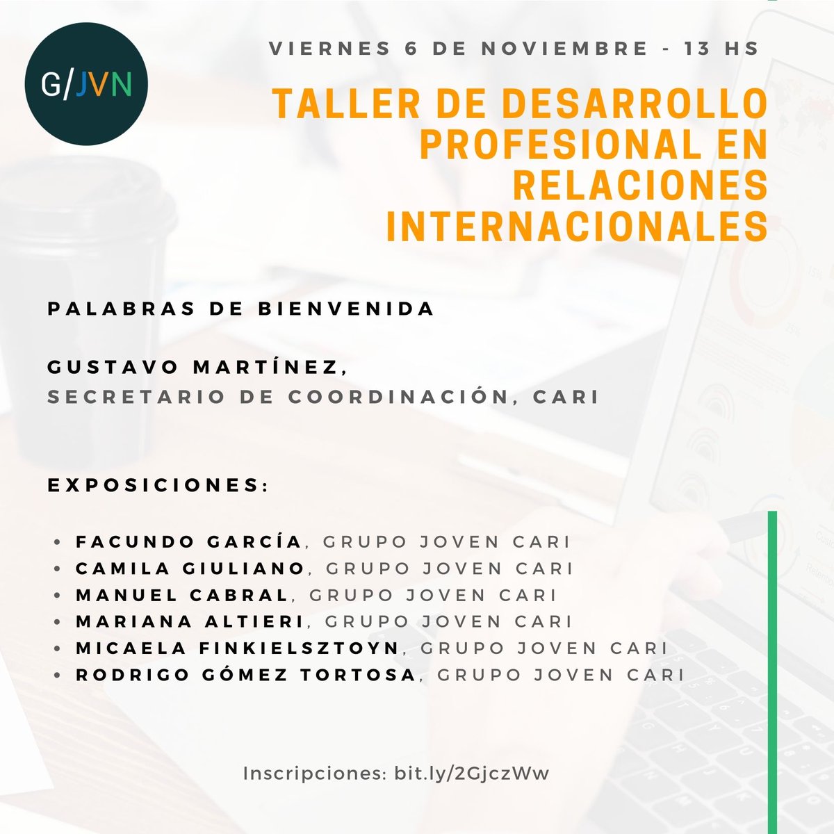CARIjoven's tweet photo. 📄🌎AGENDA🌍📄
Ciclo de Charlas y Talleres: Juventud y Relaciones Internacionales, organizado por el Grupo Joven del @CARIconsejo
Les compartimos la agenda completa 🙌🏻
Inscripciones: https://t.co/f30rJjJ5BA https://t.co/vzb6wXOZTo