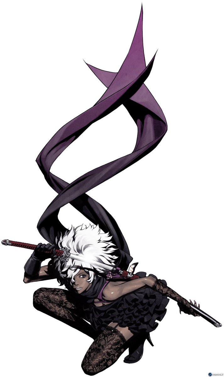 I love this Shinobu art so much that I tracked it down in the highest resolution I could find!  #NoMoreHeroes