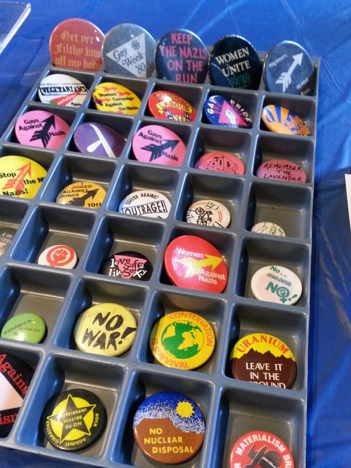 Day 4 #Museum30 'Button'
I had the best time working  @PHMMcr and LOVED their badge collection. All these badges are from the collection of one person and show all the causes that she was passionate about: Gay rights, anti war, anti fascism &amp; women's rights ✊