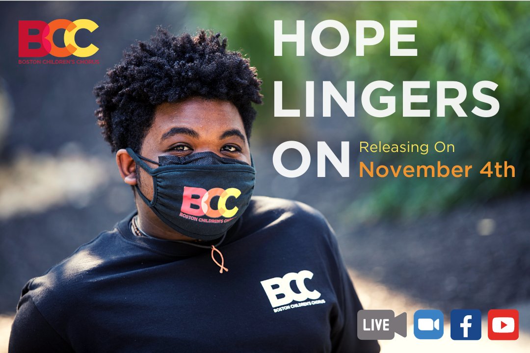 AFHBoston's tweet photo. Join @BCChorus on November 4th at 5:30 pm for BCC's debut music video premiere of #BCCHopeLingersOn and a behind the scenes look into making the video with singers &amp; @AFHBoston!

Learn more &amp; RSVP here: https://t.co/TjfIp11usy

#bostonchildrenschorus @UndergroundINK_ #AFHBoston https://t.co/mZdtF4reGa