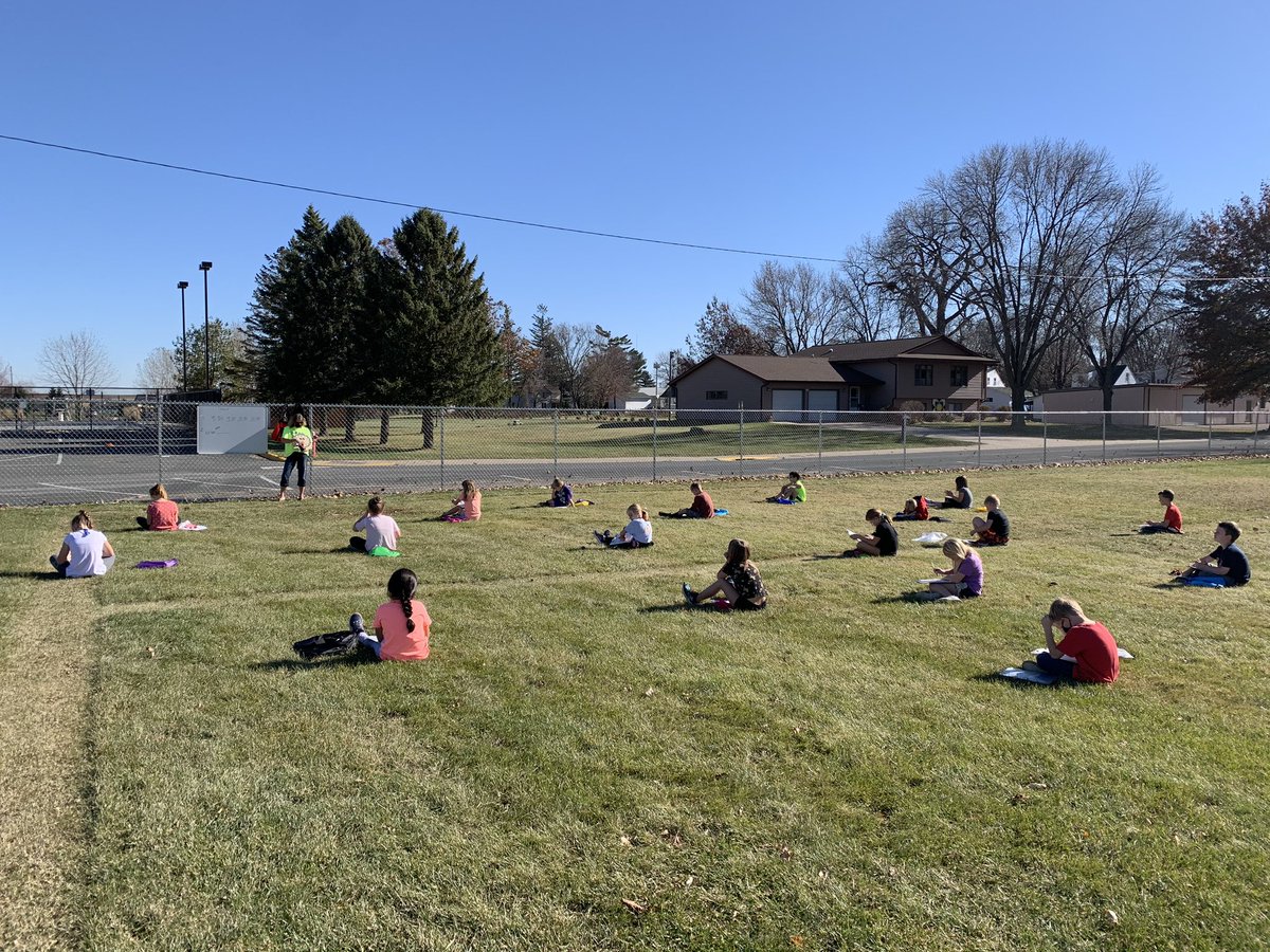 Thank you Mother Nature for another outdoor classroom day!