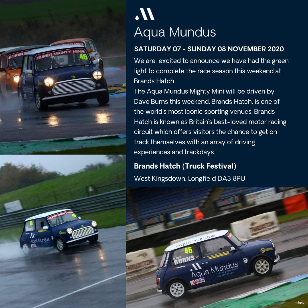 AquaMundusUK's tweet photo. We are  excited to have had the green light to complete the @mightyminis race season this weekend at Brands Hatch. 
Mighty Minis - https://t.co/AT7fqwpheg
Our Site - https://t.co/lzZMijqFBS
#DrainageBlock #DrainManagement #AquaMundus
#InnovativeTechnology #GreaseManagement https://t.co/fO9WMoAoPz