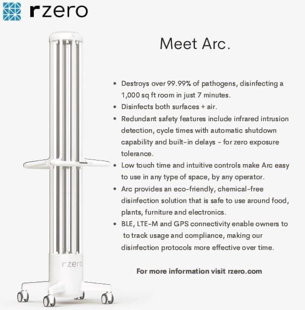 LeRoyCUSD2's tweet photo. R-Zero is here! In addition to our extensive COVID cleaning protocols, we will also be using R-Zero to help keep us safe. https://t.co/leAtd2Ynu8