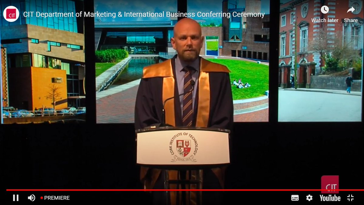 Congratulations to all of the CIT students who graduated during the online conferring ceremony this evening. Wishing you all continued success in the future #YouDidIt #MandIBGradsCIT #MScDMCIT #KeepInTouch