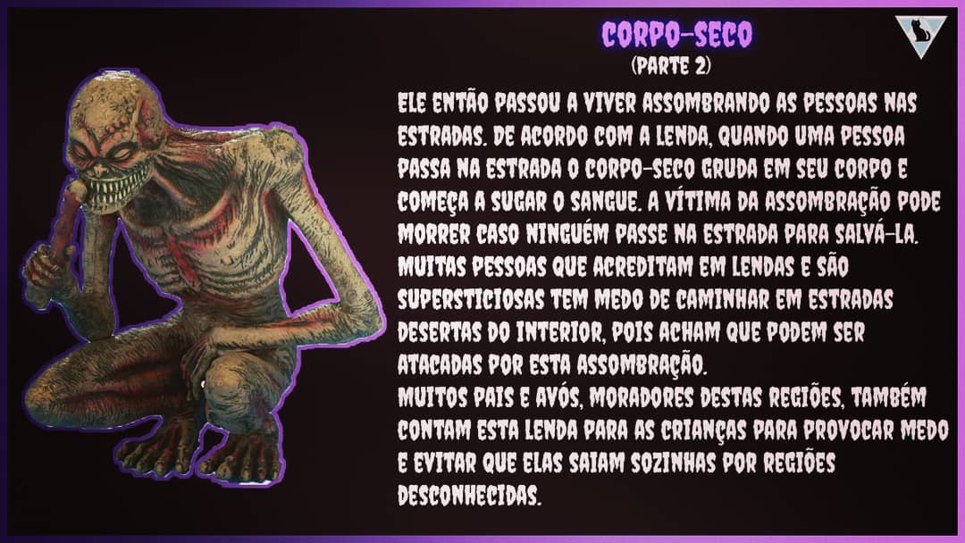 ArrepiarE's tweet photo. Série Folclore brasileiro
#lendasbrasileiras #lendas #lendasurbanas #folclore #folclorebrasileiro #corposeco https://t.co/xt7lDbvC6t