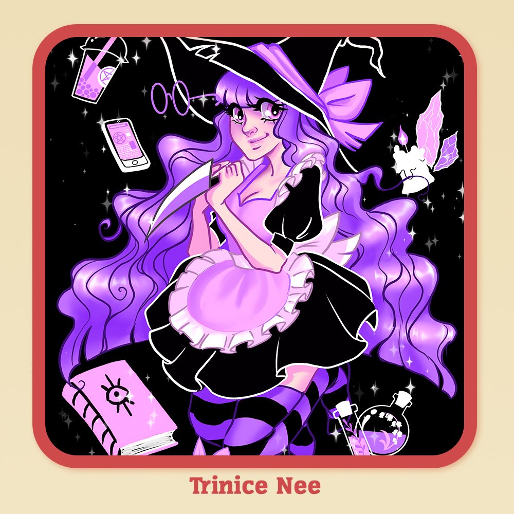 doodlegroup's tweet photo. Doodle group founder @trinicenee is a Mixed Media artist (including digital) and loves to make up original characters and drawing them in aesthetic, flowy illustrations. Her prints, charms, buttons and other products will be available in her etsy store soon! https://t.co/YLSh8cjtGH