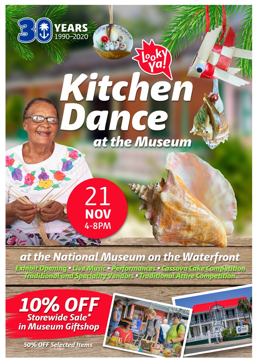Join us for our 30th Anniversary Looky Ya! Kitchen Dance at the Museum on Saturday, 21 November 2020 from 4:00-8:00pm. conta.cc/34Zmc6i