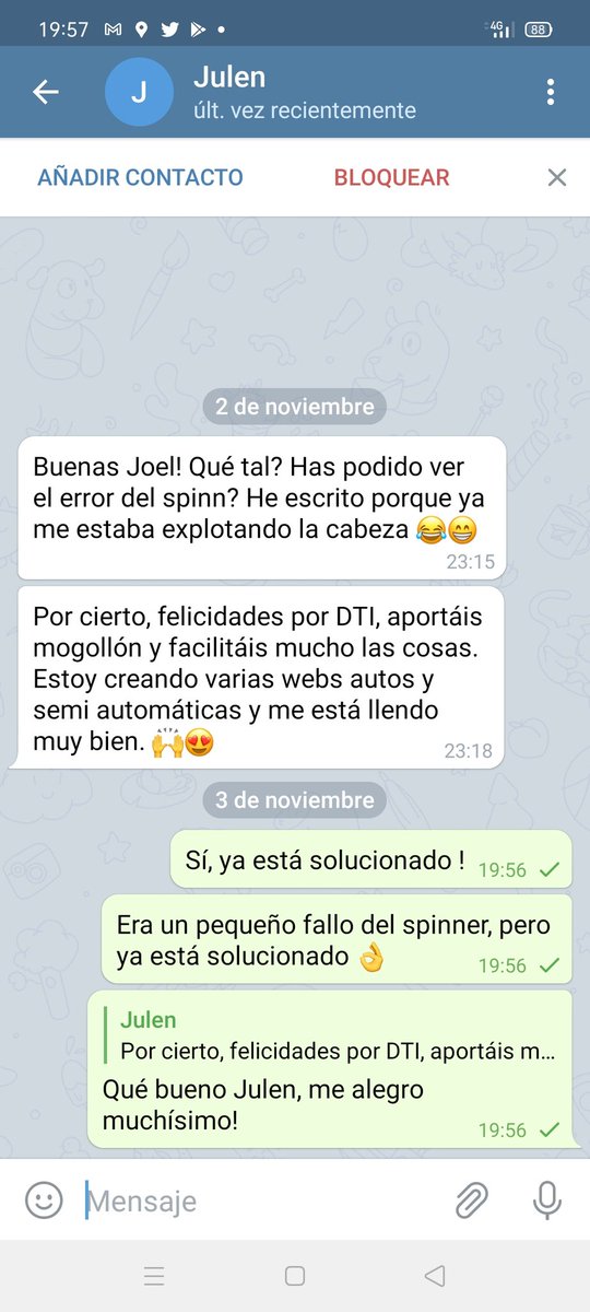 Cuando me llega feedback así de disparatusingresos.com 😍 Gente ganando sus primeros euros en afiliados empezando con nosotros <a href="/foroblackhat/">Foro Black Hat SEO</a>