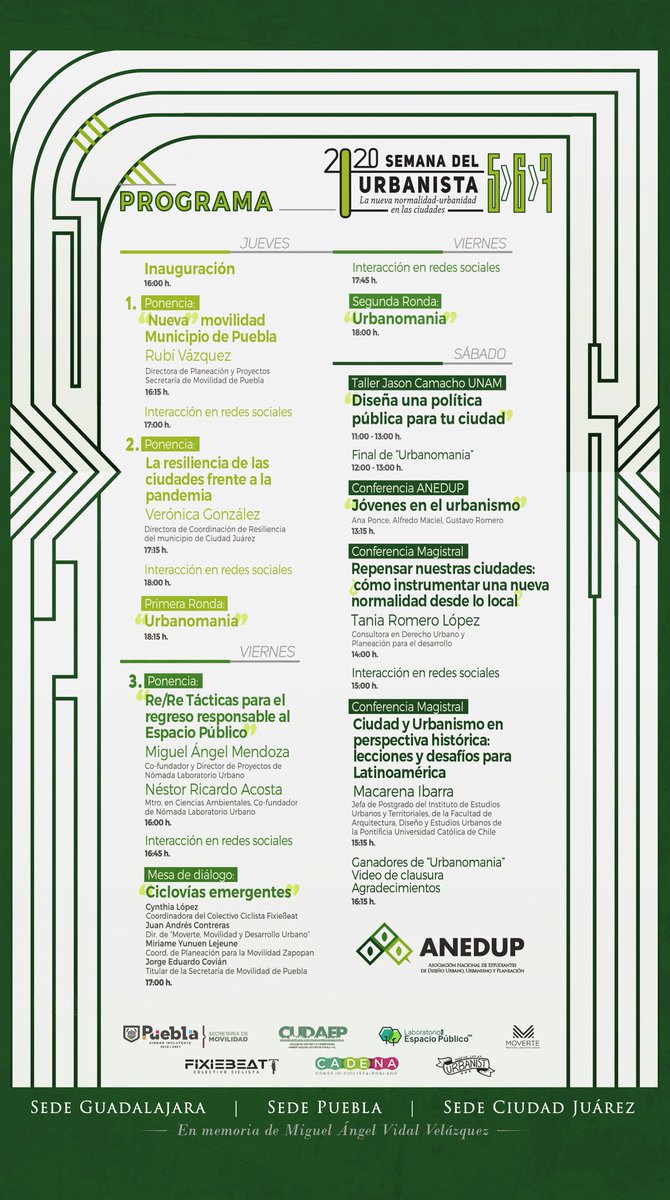 Te presentamos el programa de nuestro congreso. Recuerda buscarnos en Facebook para poder registrarte en las ligas de inscripción .