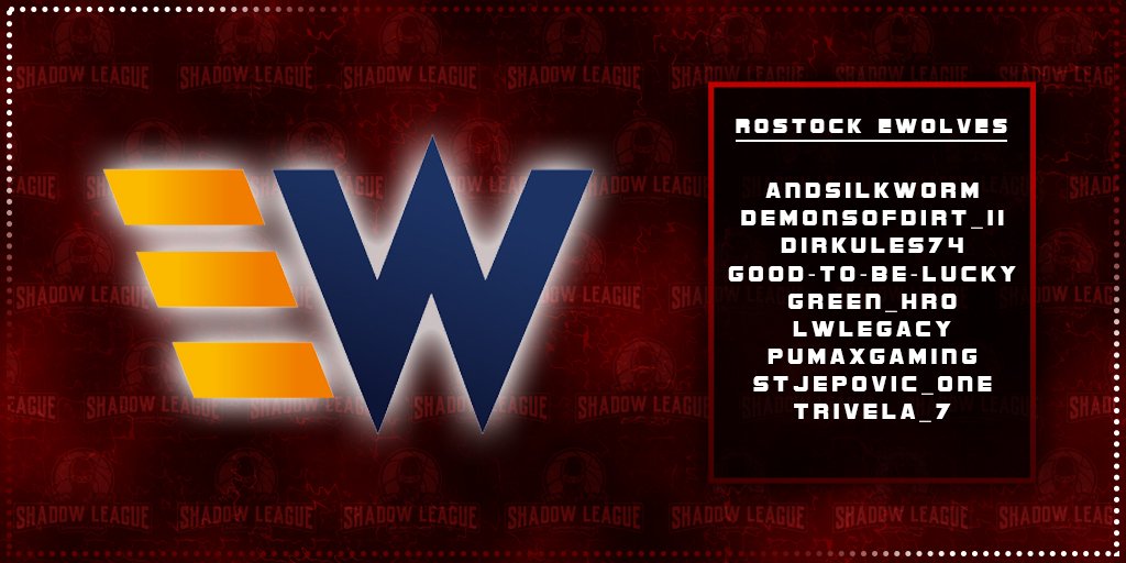 ShadowLeague2K's tweet photo. We present the first team of #Season2

Welcome @RostockeWolves 🤝 https://t.co/hwHuzzdPWT