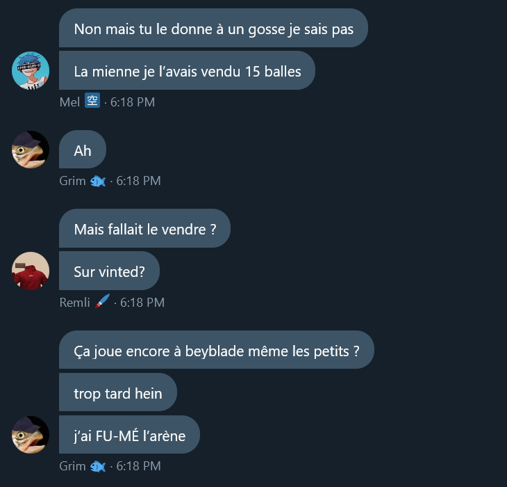 Il a fumé son arène Beyblade sans aucune raison