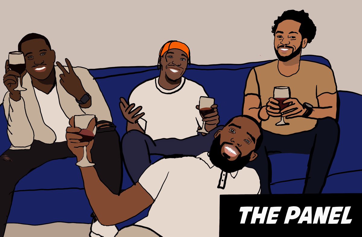 ATG_Media_'s tweet photo. My niggas. . . *cough* sorry wrong theme song. Get ready for a new show, this Friday, from a group of millennial black men. Be a fly on the wall to some candid conversation and join the dialogue. #ThePanelATG
👨🏾🎨: @KobeA_Gibson
🎶: @RyanSmooth
Cast: *tagged below* https://t.co/l8KoQRziv4