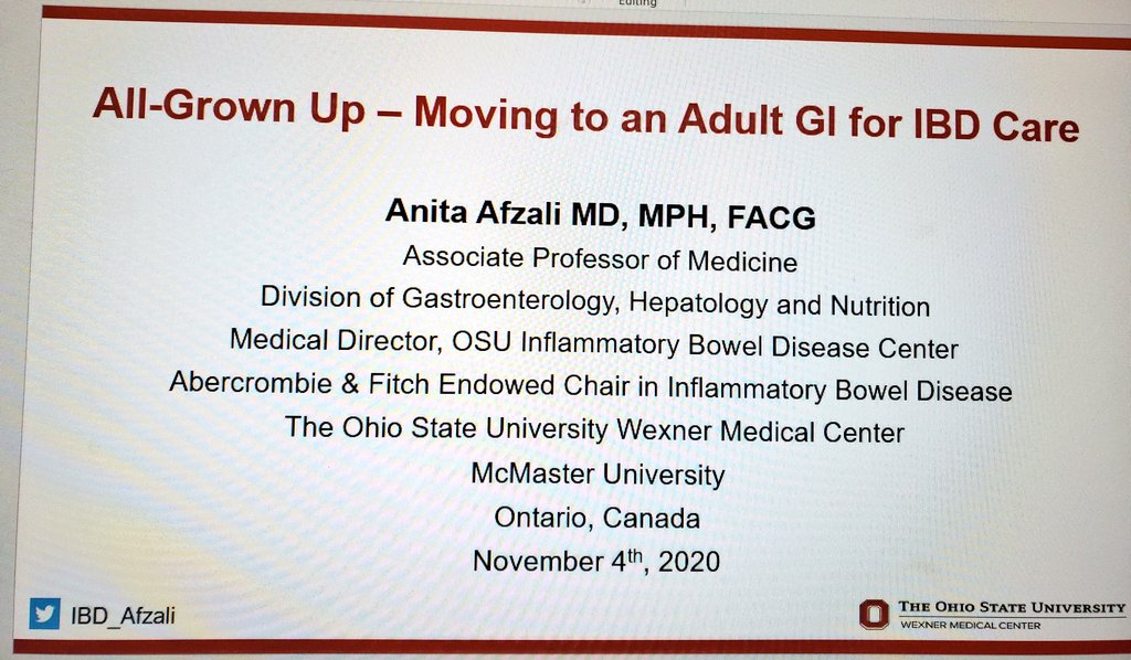IBD_Afzali's tweet photo. Thank you Dr Smita Halder 🇨🇦 @McMasterU for the invitation to present #IBD Transition of Care for the Young Adult.
An honor to meet your entire team and best wishes on your program!
#OSUIBDCENTER
@MyIBD @IBDHorizons
@OSUWexMed @nationwidekids
#PediatrictoAdultTransitionProgram https://t.co/UGBXS6NORF