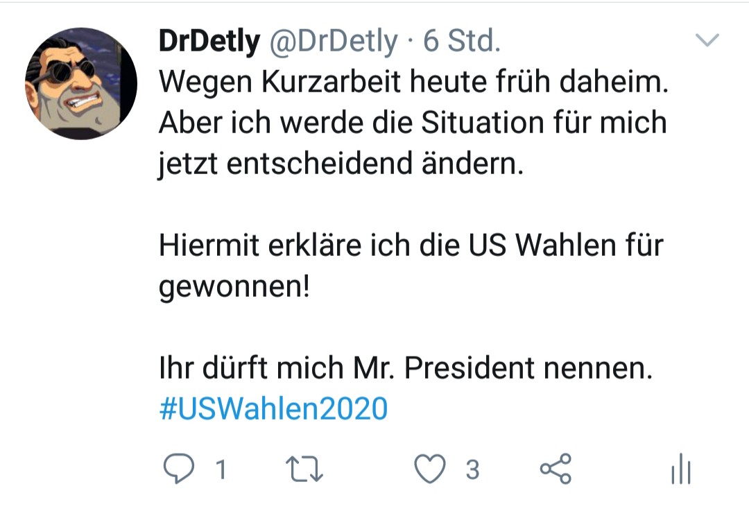 DrDetly's tweet photo. @extra3 Zu spät, Freunde, zu spät. Ja, dann kommt doch mit euren Anwälten. #MakeMeGreatAgain https://t.co/w95mFoO3Zb