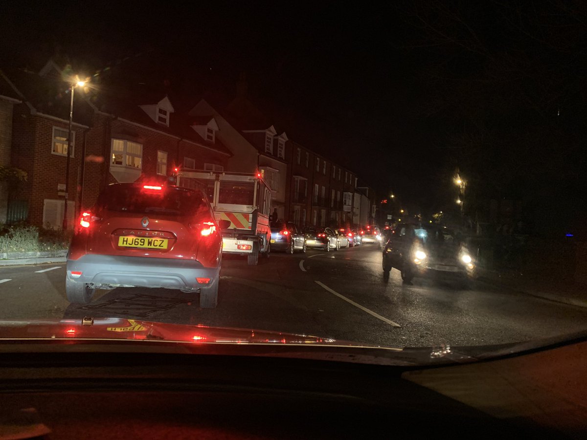Is it just me or is Salisbury a giant car park again tonight? <a href="/wiltscouncil/">Wiltshire Council #WiltshireTogether</a>. People friendly salisbury is causing chaos. 30 mins to drive 1 mile makes running a business here almost impossible.