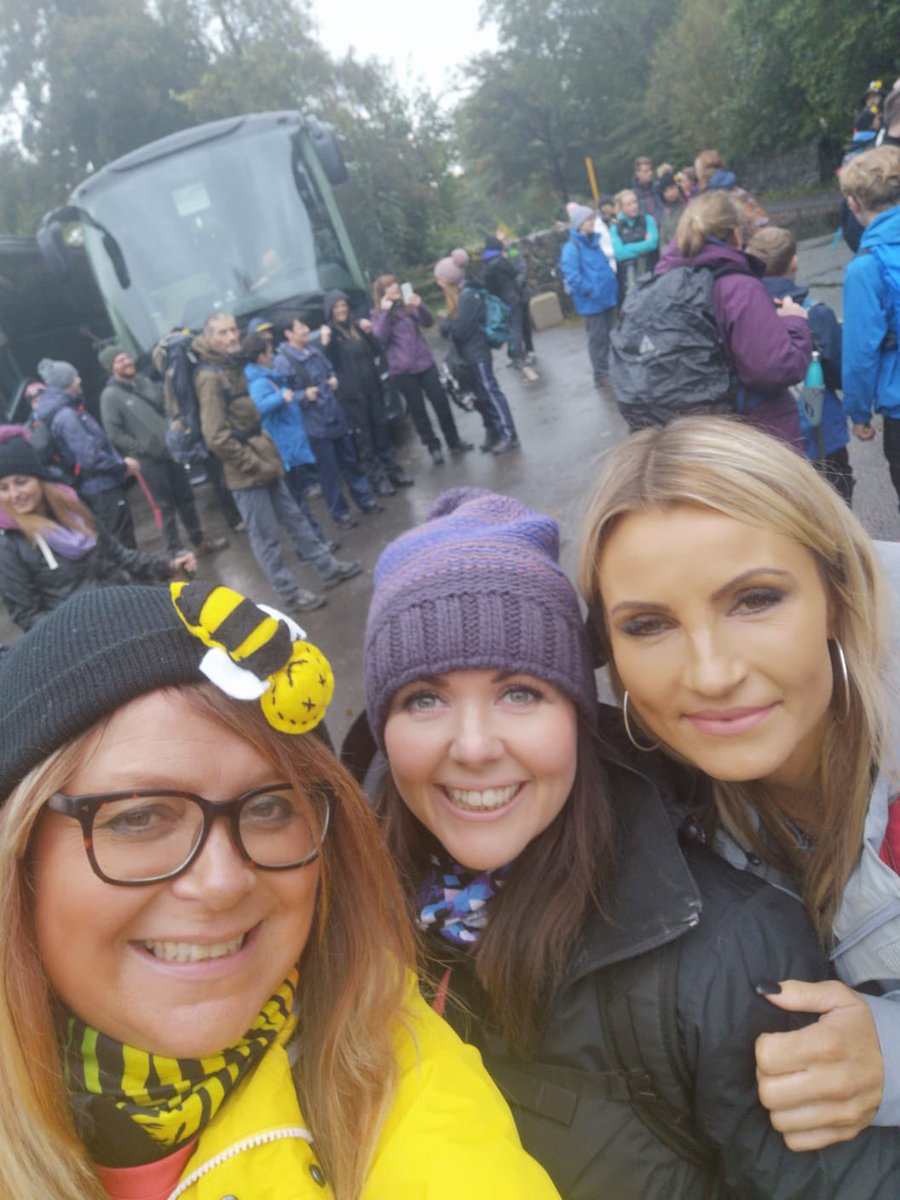 MrsMcEgan's tweet photo. @CurlyMan66 @sophieinspace @TeenageCancer #teamThatto ascending Snowdon to leave an #izzybee , one from each class. #heroes #thattoheathprimary #whenfriendsbecomefamily & the display put up in school to honour her and her happy outlook on life #beemoreIzzy 🐝 https://t.co/EEwOchVQdF