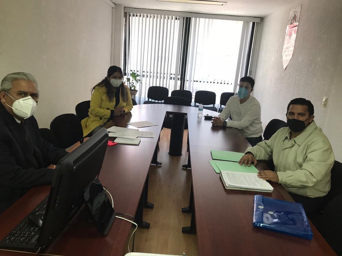 Mañana productiva en @FEDESSP Nuestro Presidente Colegiado Nacional, Mtro. José Manuel González Rentería, en reunión de trabajo con los Secretarios Generales #LuisEnriqueFuentes y <a href="/VicHugoCotardo/">L.D.B. Víctor Hugo Cotardo Jasso</a> de #SINADETTA y #SNITINCICH  <a href="/Maggye24/">Magali García</a> <a href="/ely_marquezm/">elizabeth marquez</a> <a href="/PaulinaValver17/">Ingrid Paulina</a> 💀🇲🇽