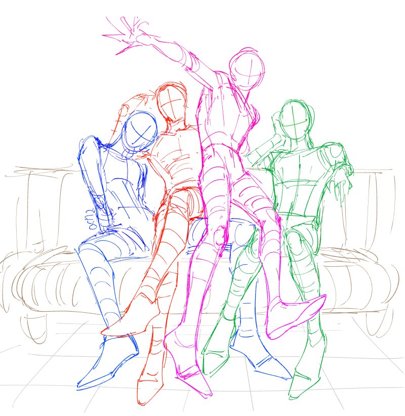 Pose Reference - friends - | Drawing reference, Drawing reference poses,  Figure drawing reference