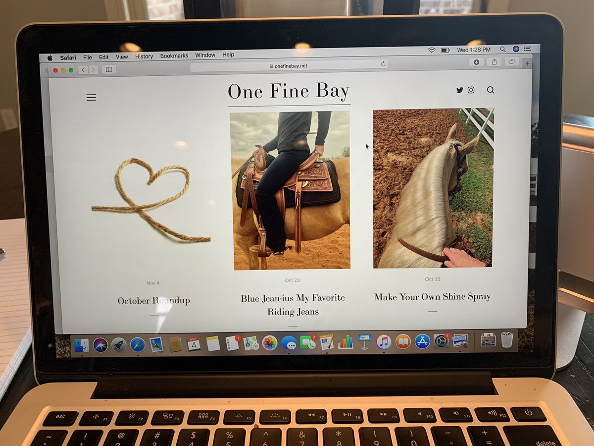 aclotheshorseok's tweet photo. If you havenโt already discovered my horse blog One Fine Bay give it a look if you love all things horses! https://t.co/B4zFVLjVOH #horses #horseblogger #equestrianstyle #equestrianblog https://t.co/VRALOn7bO5
