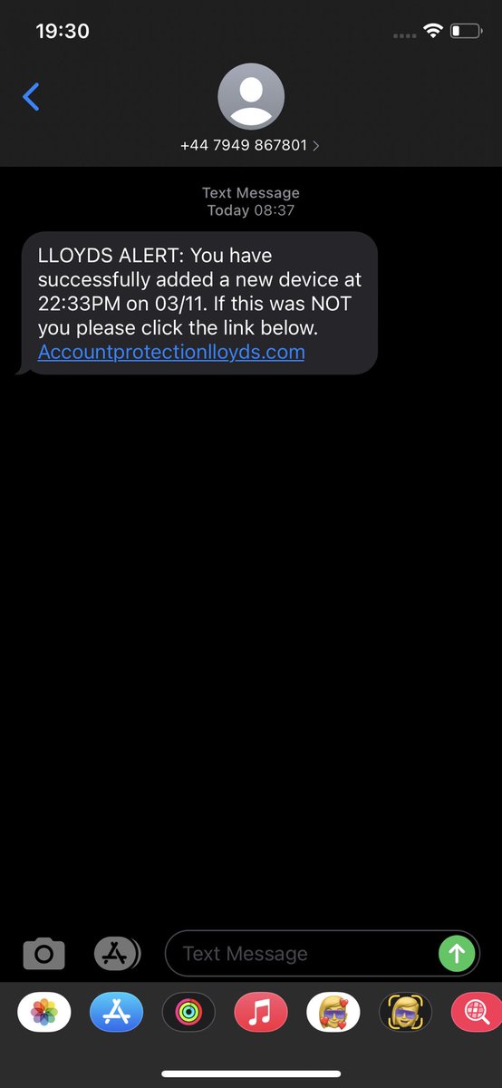 paulalobb's tweet photo. @LloydsBank is this a scam or is it genuine ? https://t.co/E1QxV07Zcl