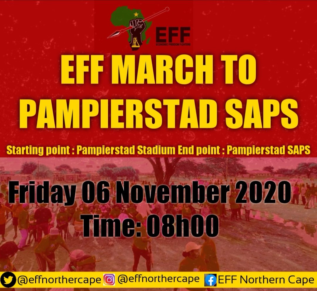 PhaseKgomotso's tweet photo. Down with the corrupt police officers @EFFSouthAfrica is the voice of the voiceless @mailola_poppy @Sharon_Letlape @YolzYako @effnorthercape @TlhaoleShadrack @sonti_primrose

Forward we go ✊✊ https://t.co/HpZshkXqM1