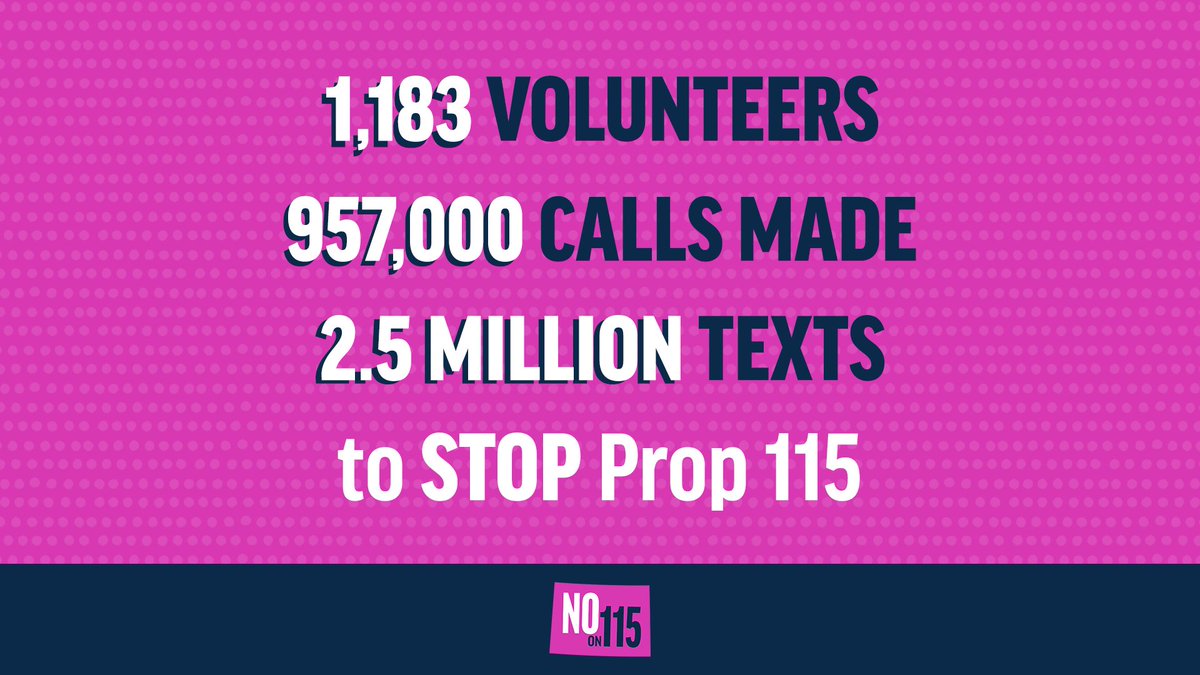 access4allco's tweet photo. This was a people-powered movement from day 1. To every #NoOn115 supporter: We couldn’t have stopped this ban without you!  We will build on this momentum as we chart our next step in the movement to protect abortion access. Our work has just begun. https://t.co/aLsTXcGAhA