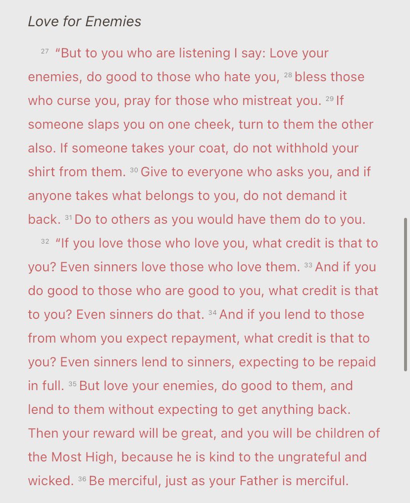 “Do to others as you would have them do to you... be merciful, just as your Father is merciful.”