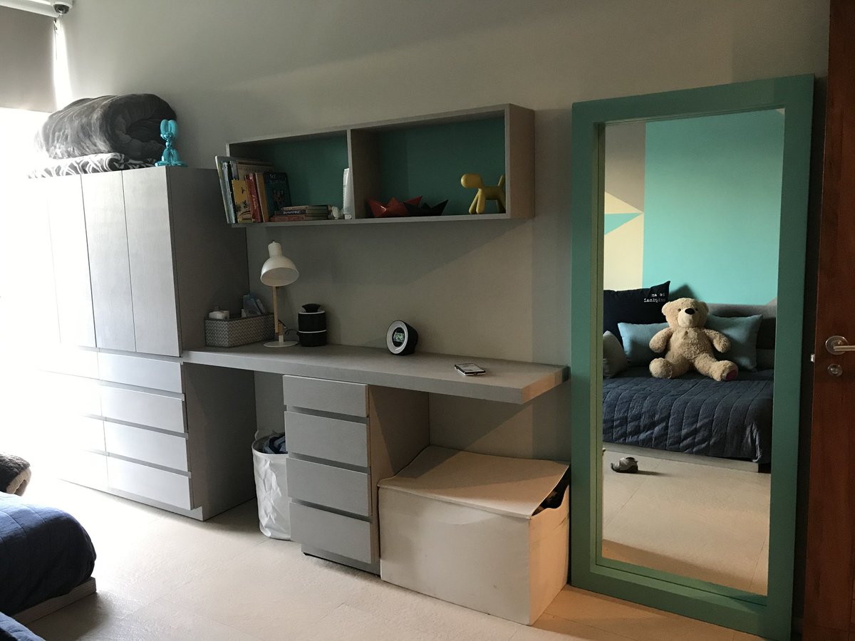 estudio_negro's tweet photo. Generamos ambientes para pequeños, con seguridad y diversión. Solución de diseño: #camas bajas y aplicación de color y diseño en #muro, que propicia armonía en espacio compartido. #EstudioNegro #DiseñoInteriorparaNiños #EspaciosCompartidos https://t.co/WCY54uuKMF