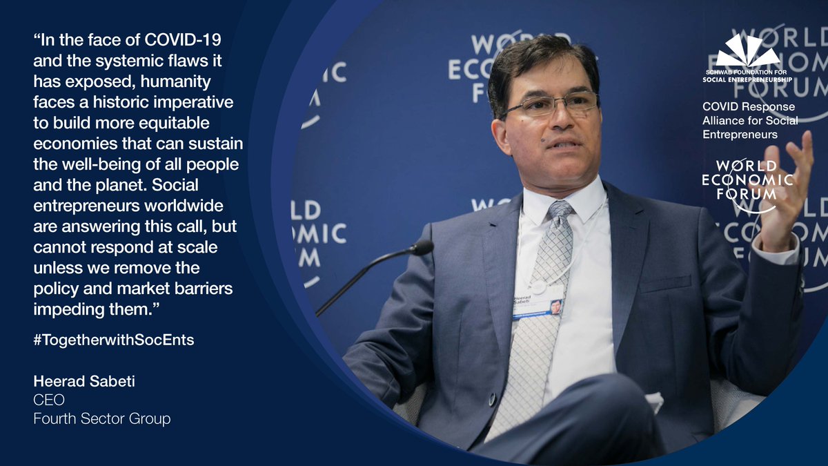 4thSectorGroup's tweet photo. We call on all actors to stand by #socent as first responders to #COVID19 and as pioneers of a #green, #inclusive society and economic system - #JoinUsNow @Alliance4Socent @wef #greatreset https://t.co/JICtjxsh65 https://t.co/hlhgyNncrs