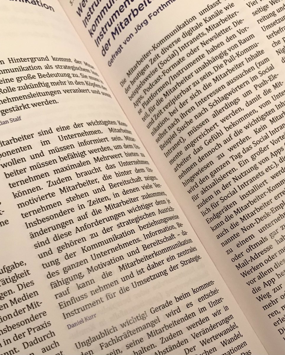 Als der Aufruf kam, Antworten auf die wichtigsten Fragen der #PR 2020 zu geben, habe ich nicht lange gezögert. Nun auf 139 Seiten nachzulesen. 

Vielen Dank für die tolle Initiative und die Auszeichnung einer der „100 hellsten Köpfe der PR 2020“ zu sein 👊🏻😊

#PRKopf2020