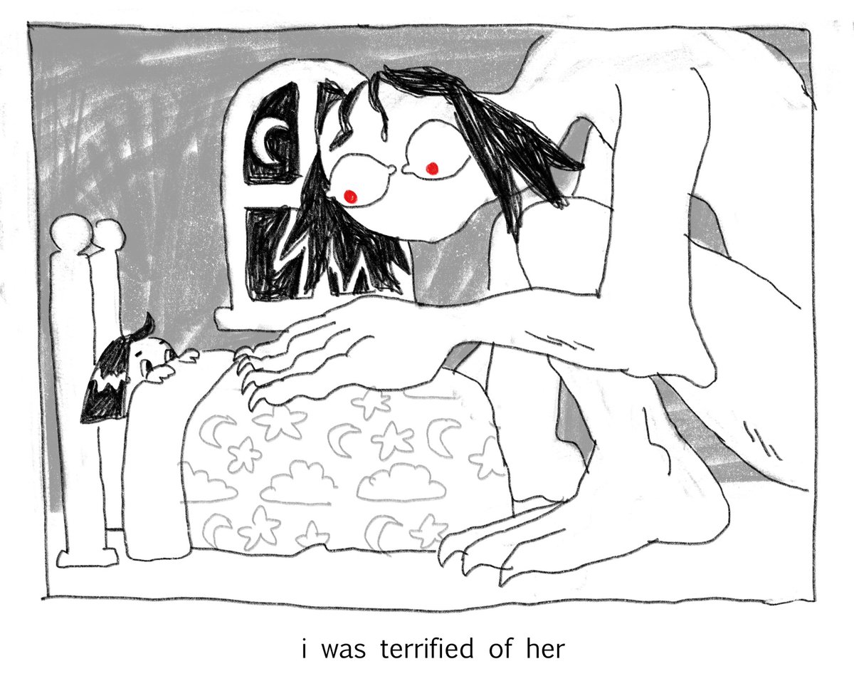 bringing back this old spooky comic! i might redraw this someday 1/3 