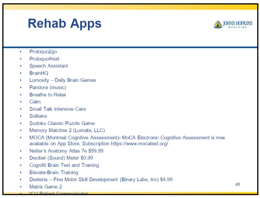 Hopkins ICU Rehab tweet media