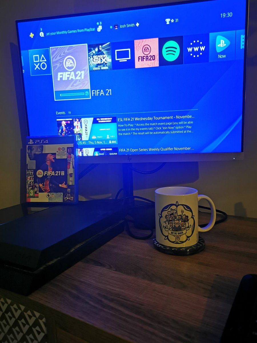 JoshDSmith94's tweet photo. Thanks to the lads at the @TalkingShutt for the competiton winnings. FIFA 21 and a Leeds United mug from the @theterracelife... Now just eagerly awaiting the @grady_draws artwork! 
#LUFC #MOT https://t.co/9JveqlsqYD