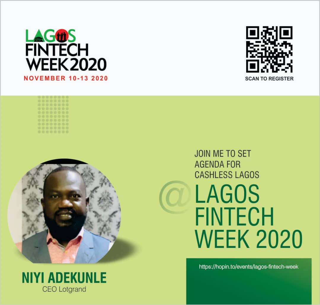 jokefashanu's tweet photo. You are cordially invites to Lagos Fintech week 2020 virtual conference. Click here to register: https://t.co/sj9IPHyPFv

#LagosFintechWeek https://t.co/R822i43Uup