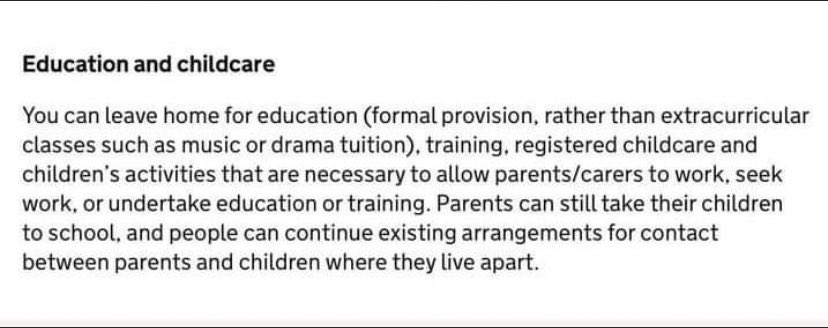 I don’t know how <a href="/GOVUK/">GOV.UK</a> defines ‘formal’ provision, but I would have though preparation for <a href="/ofqual/">Ofqual</a> accredited exams should count, in which case music and drama tuition should be included. #MusicEducation #MusicMatters