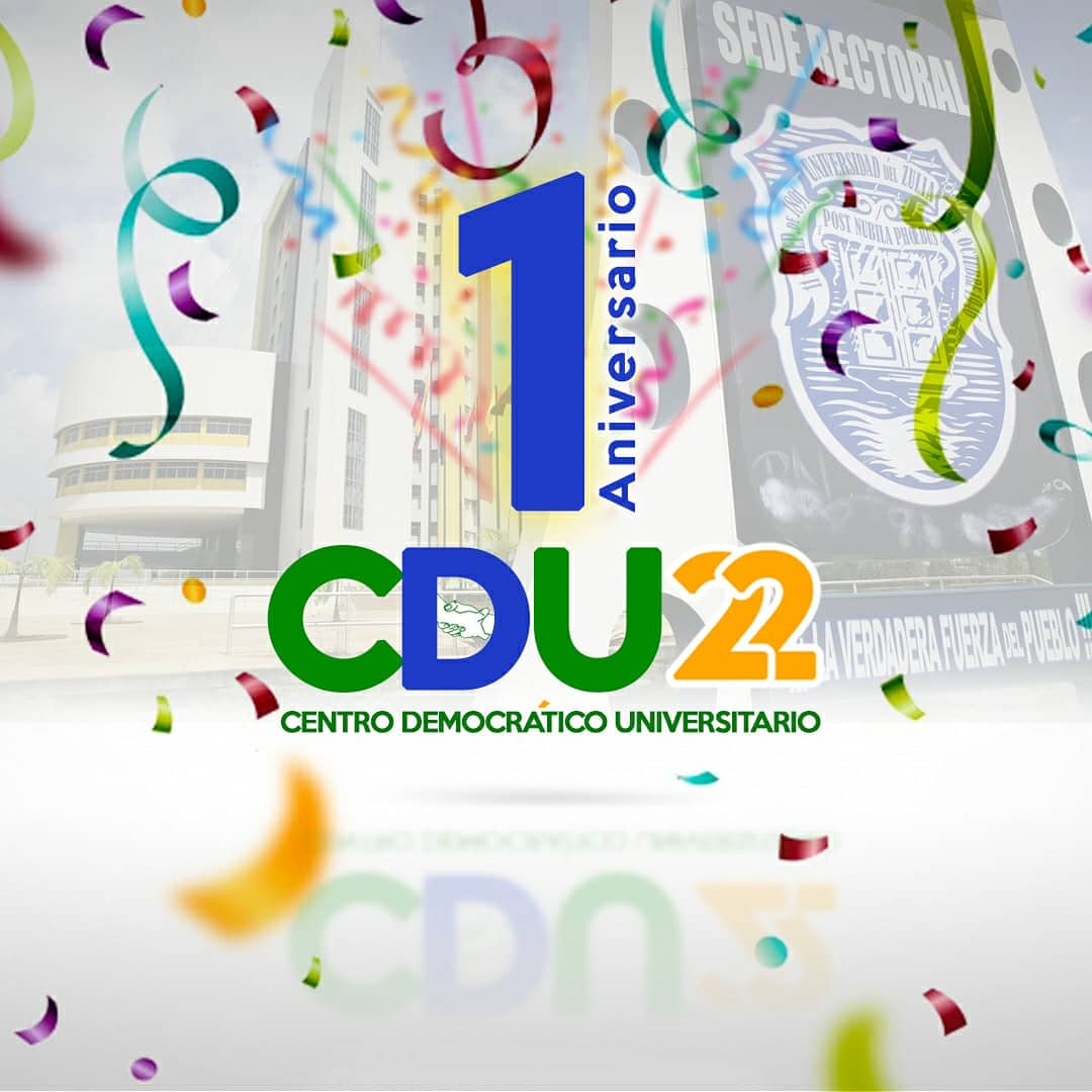 Estefanymorenov's tweet photo. #04Nov 1er Aniversario de nuestro Movimiento Estudiantil Centro Democrático Universitario (CDU).
Vamos a seguir trabajando por una mejor Universidad del Zulia.
#CDULUZ #CDU22 #Maracaibo #Venezuela #Zulia https://t.co/Km3kjBUX6a